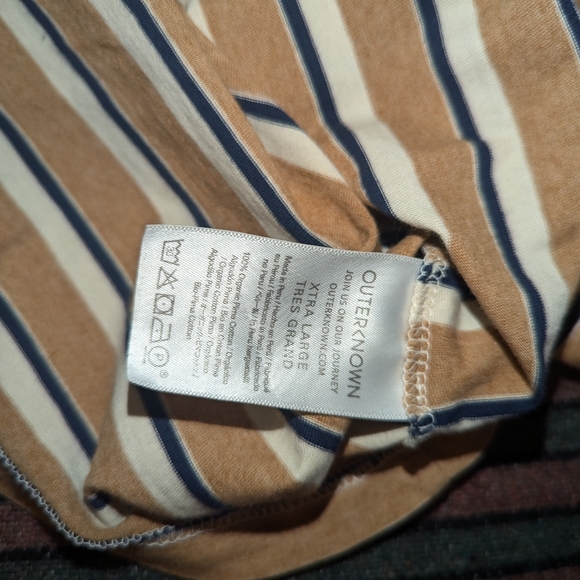 Outerknown Canyon Stripe Tee - Picture 3 of 3